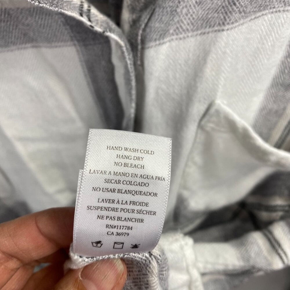 Rails Hunter Button Down in White and Sterling To… - image 6